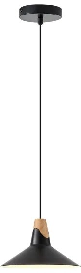 Lustră pe cablu 1xE27/15W/230V negru