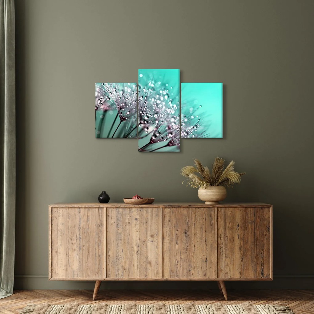 Tablou - planta cu rouă (90x60 cm)