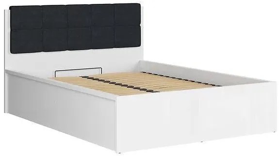 Tăblie tapițată pentru pat Tetrix 15 (negru . 1098498