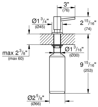 GROHE COSMOPOLITAN 40535DL0 - dozator de săpun 500 ml, finisaj bronz