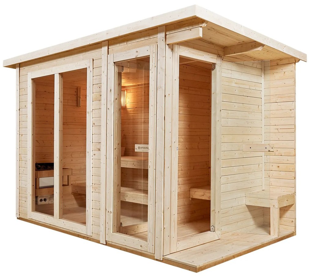 Vonkajšia sauna Varberg 320 x 180 cm