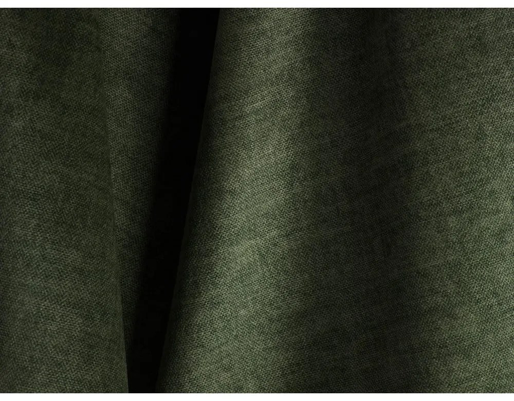 Colțar modular verde cu tapițerie din catifea (cu colț pe partea dreaptă/cu șezlong) Martina – Micadoni