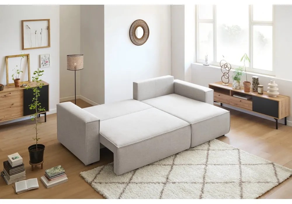 Colțar bej extensibil (cu colț variabil) Nihad – Bobochic Paris