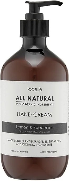Săpun natural pentru mâini cu aromă de mentă și lămâie Ladelle, 500 ml