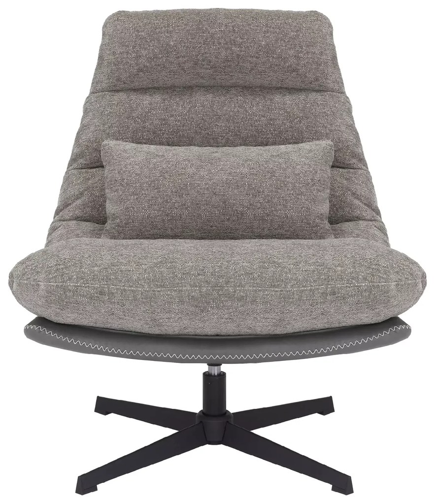 Fotoliu relaxant pivotant FELICIA RAVEN gri