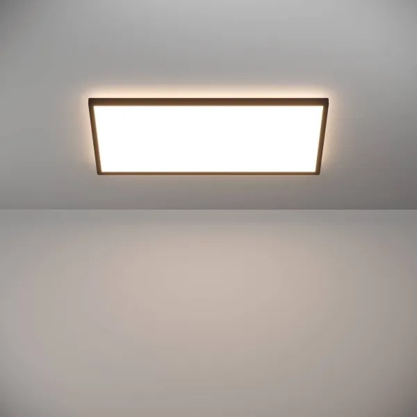 Plafonieră LED de exterior Eglo 901445 ROVITO 17,2W/230V 30x57 cm IP44 negru