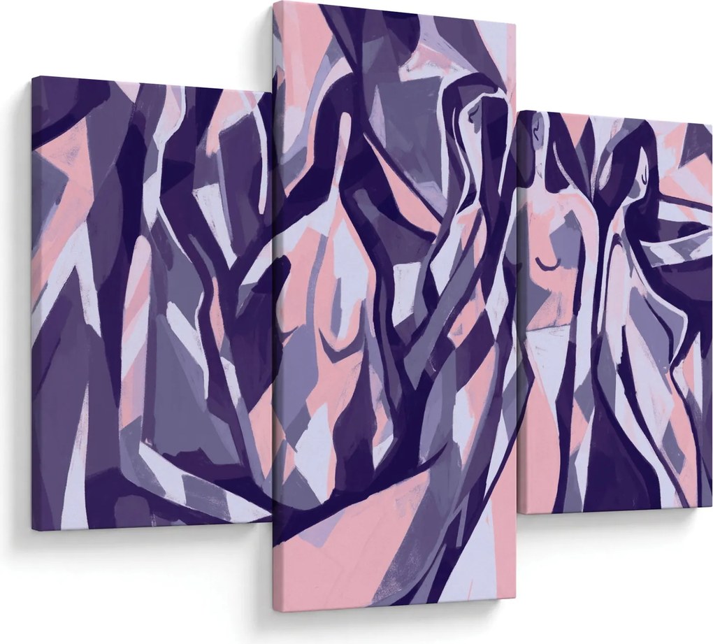 Tablou - Abstract, femei (90x60 cm)