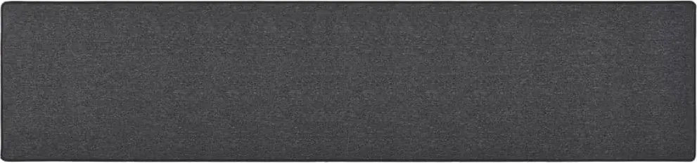 vidaXL Covor traversă, antracit, 80x400 cm