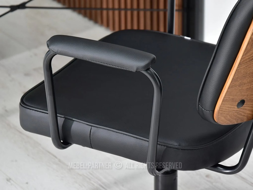 Scaun Henro (nuc închis + negru). 1109943