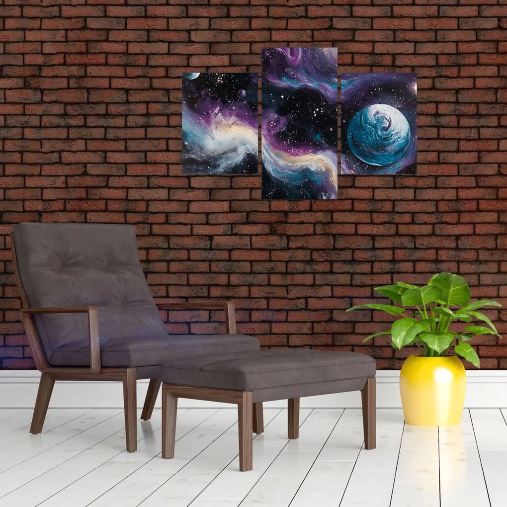 Tablou - Univers pictat (90x60 cm)