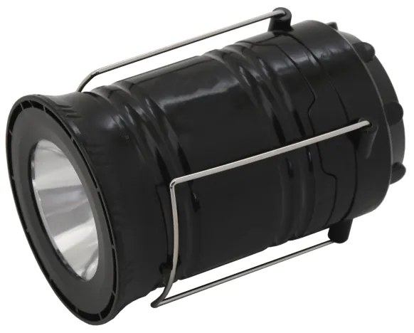 Lampă LED solară portabilă LED/1200mAh neagră