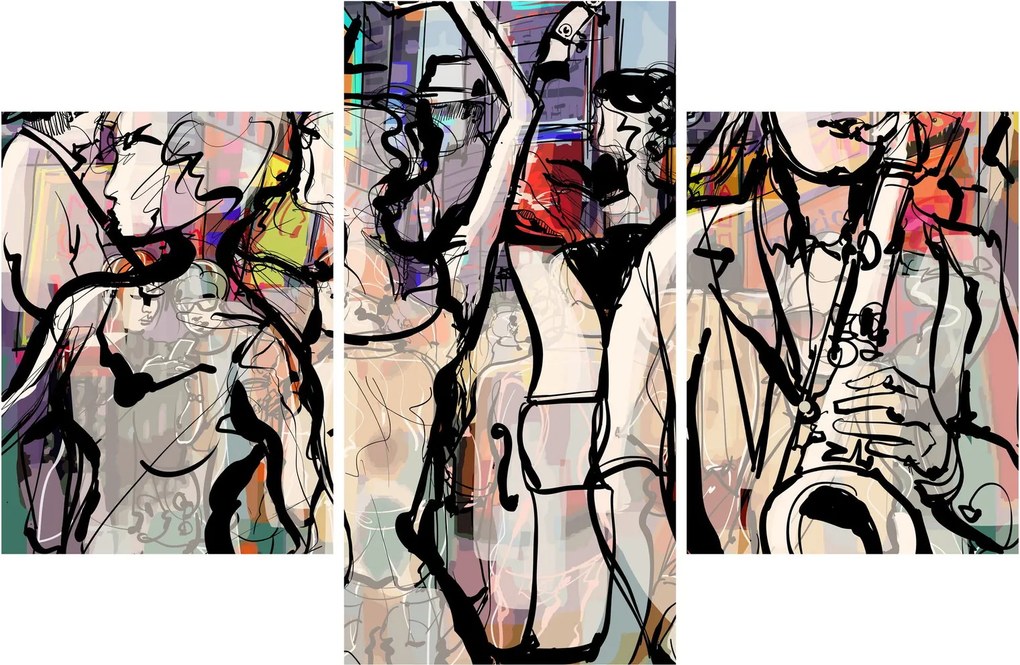 Tablou - Seara de jazz (90x60 cm)
