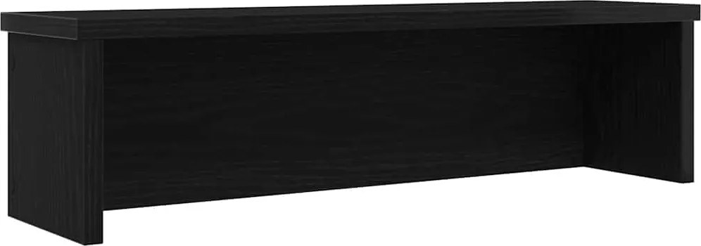 vidaXL Suport de bucătărie stivuibil negru 50x15x16 cm lemn prelucrat