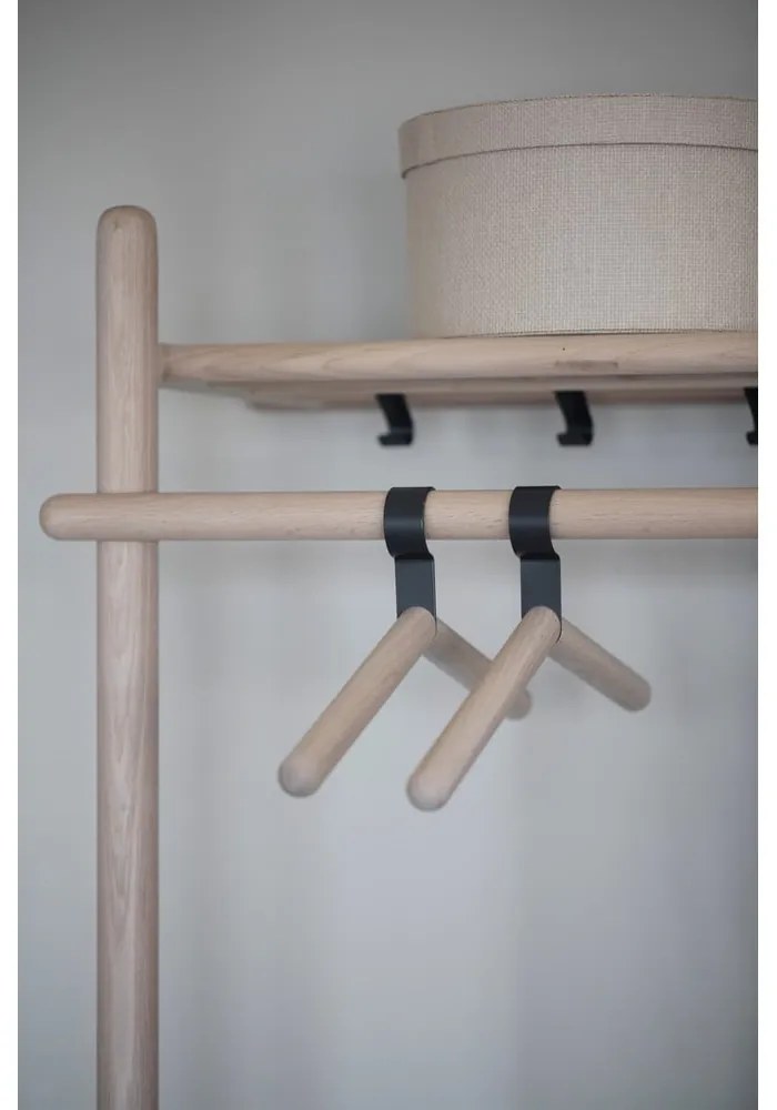 Set pentru hol în culoare naturală din lemn masiv de stejar Milford - Rowico