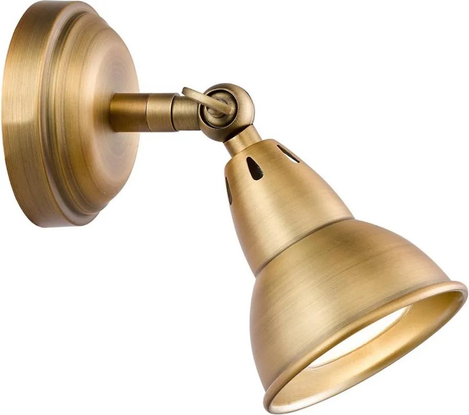 Där Lighting NAT0742 - Aplică de perete tip spot NATHANIEL 1xGU10/11W/230V alamă