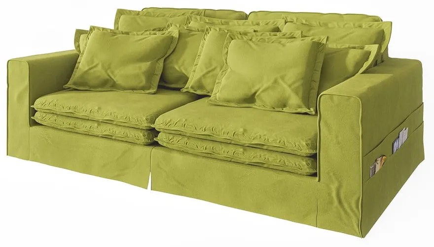 Canapea verde-deschis 236 cm Nora – Ropez