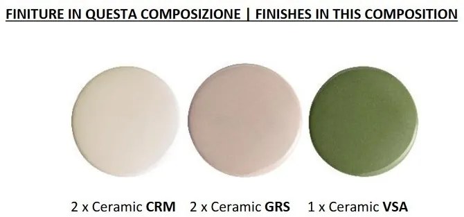 Lustra cu 5 pendule design italian realizat manual din ceramica BERIMBAU Mix