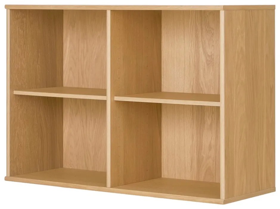 Bibliotecă în culoare naturală cu aspect de lemn de stejar suspendată 89x61 cm Mistral – Hammel Furniture