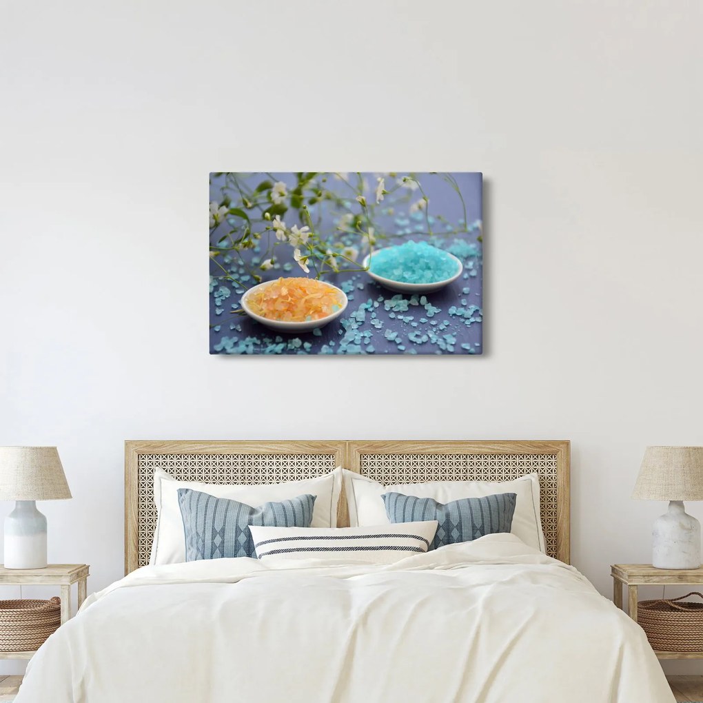 Tablou cu sarea de mare colorată (90x60 cm)