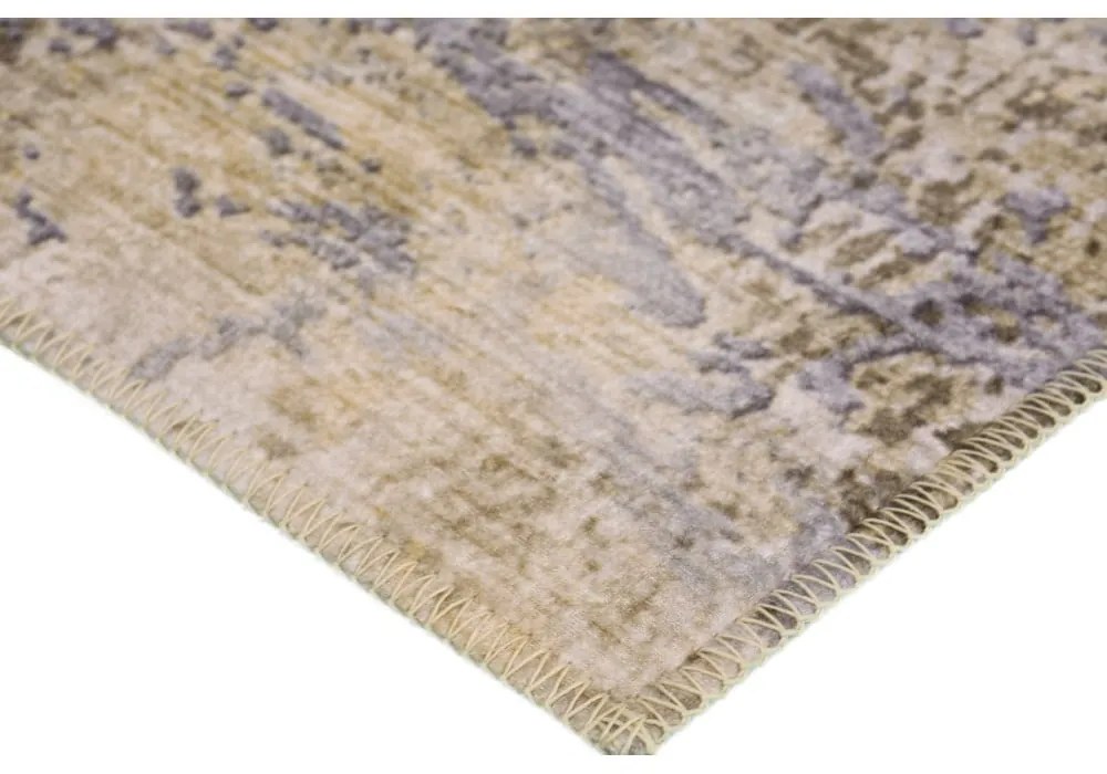 Covor albastru deschis/maro deschis lavabil 80x150 cm Sandstorm – Vitaus