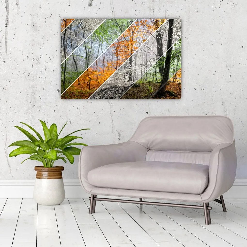Tablou - Schimbarea anotimpurilor (90x60 cm)