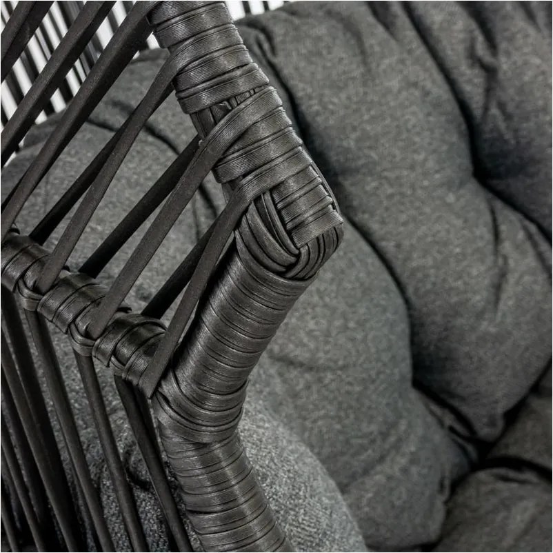 Scaun dublu din răchită Holand