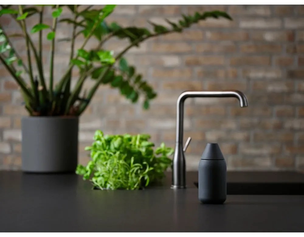 Dozator de săpun lichid negru din silicon 300 ml Singles – Zone