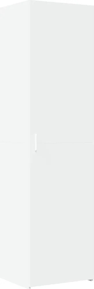 vidaXL Dulap înalt, alb, 50x42,5x185 cm, lemn prelucrat