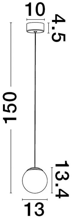 Pendul LED design modern NUVOLE