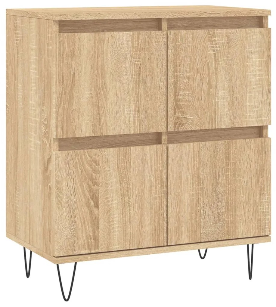 831215 vidaXL Servantă, stejar sonoma, 60x35x70 cm, lemn prelucrat