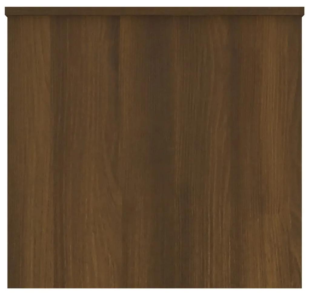 Masuta de cafea, stejar maro, 102x55,5x52,5 cm, lemn prelucrat 1, Stejar brun