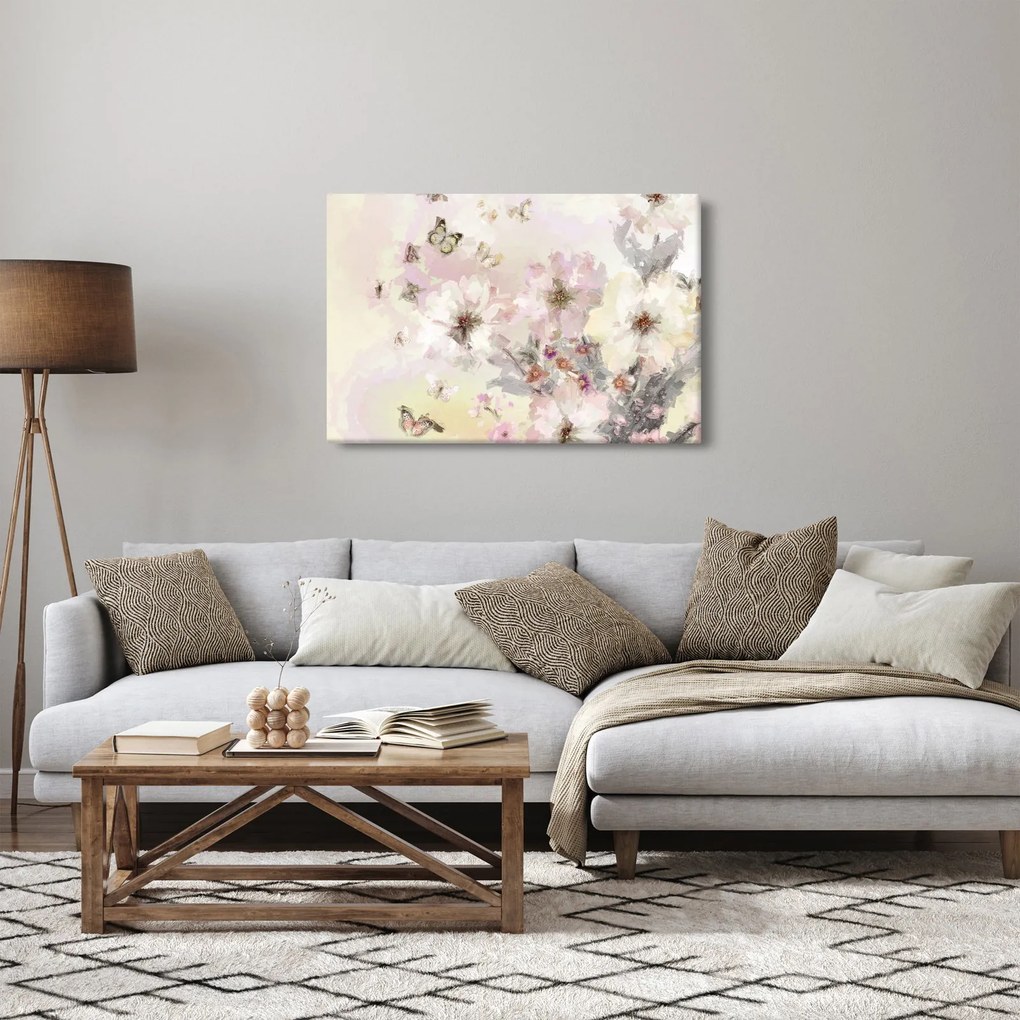 Tablou - Flori,pictură (90x60 cm)