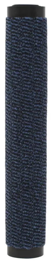 Covoare usa anti-praf, 2 buc. albastru, 40x60 cm dreptunghiular 2, Albastru, 40 x 60 cm