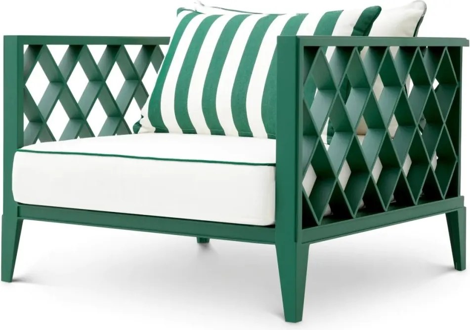 Fotoliu pentru interior si exterior Ocean Club, verde, 119629 HZ