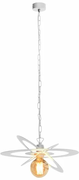 Lustra cu lant STAR 1xE27/15W/230V alb