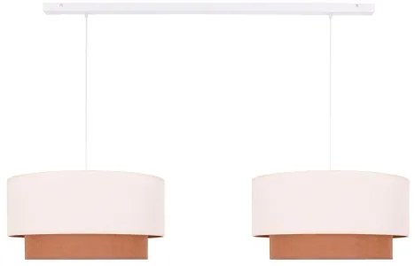 Duolla - Lustră pe cablu BOHO 2xE27/15W/230V bej/maro