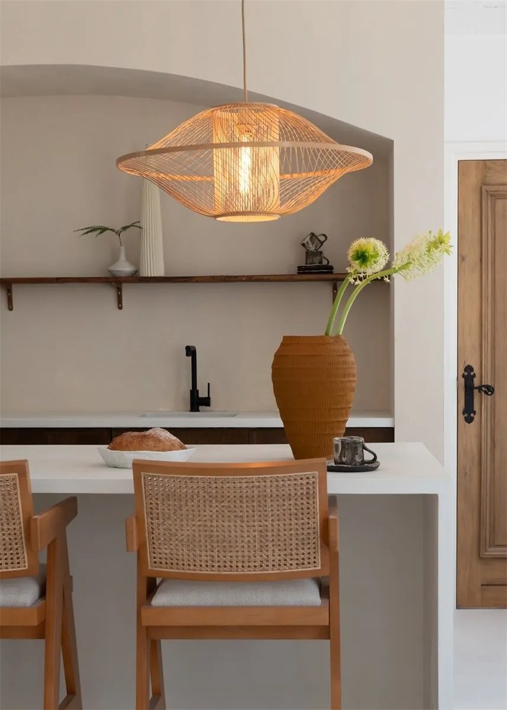 Lustra/Pendul Eco, Bambus, Maui natural, L