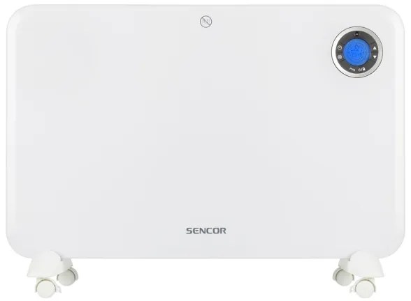 Sencor - Convector cu ecran LCD și termostat, 750 W / 1500 W / 230 V, IP24