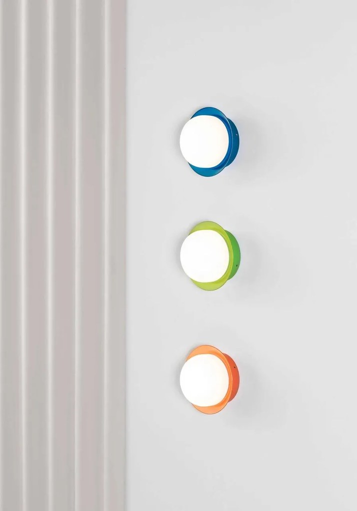 Mini Aplica LED de perete / tavan design modern IP44 MAY Blue