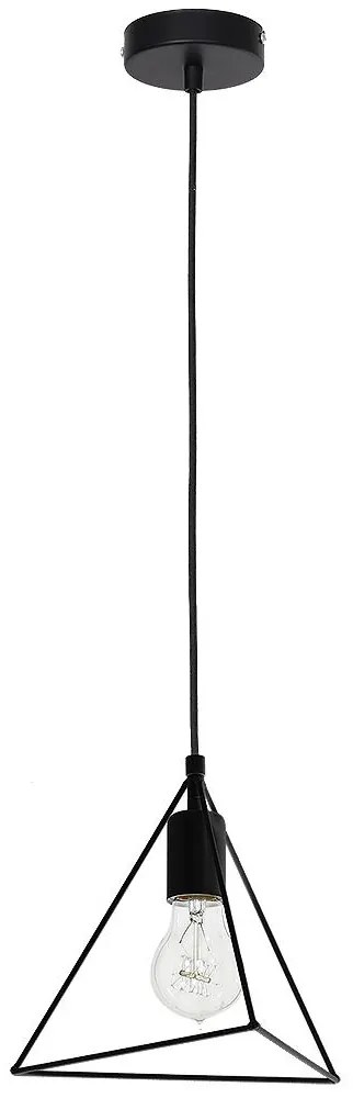 Lustra TREKANT 1 1xE27/60W negru