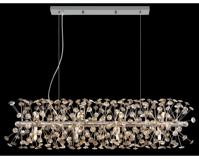 Lustra suspendata design elegant KATRINA L-90cm crom 64135H4C GL