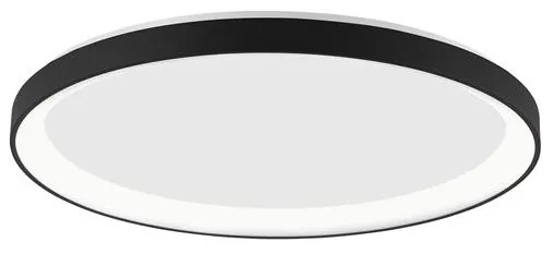 Lustra LED moderna aplicata design slim Ã58cm PERTINO negru NVL-9853676