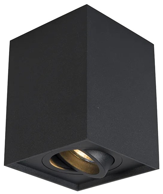 Spotlight negru reglabil - Quadro 1 up