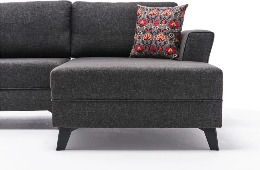 Colțar gri antracit (în formă de "U") Eris – Balcab Home