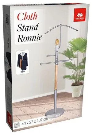 Suport pentru haine Brilanz RONNIE 46 x 27 x 107 cm, maro deschis