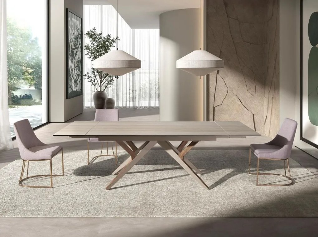 Scaun design LUX, Metal, Tesatura 4182