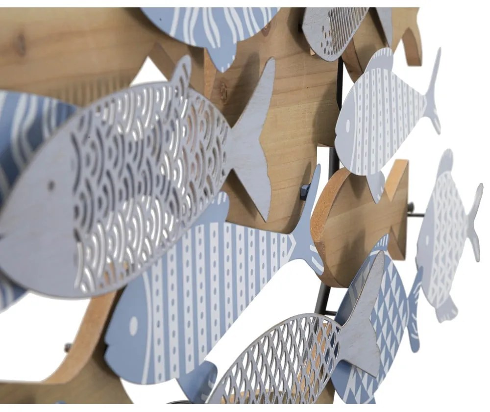 Decorațiune de perete din metal 91x33,5 cm Fish – Mauro Ferretti