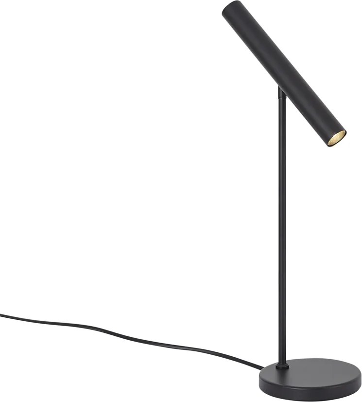 Lampă de masă modernă neagră cu LED și dimmer tactil - Neva