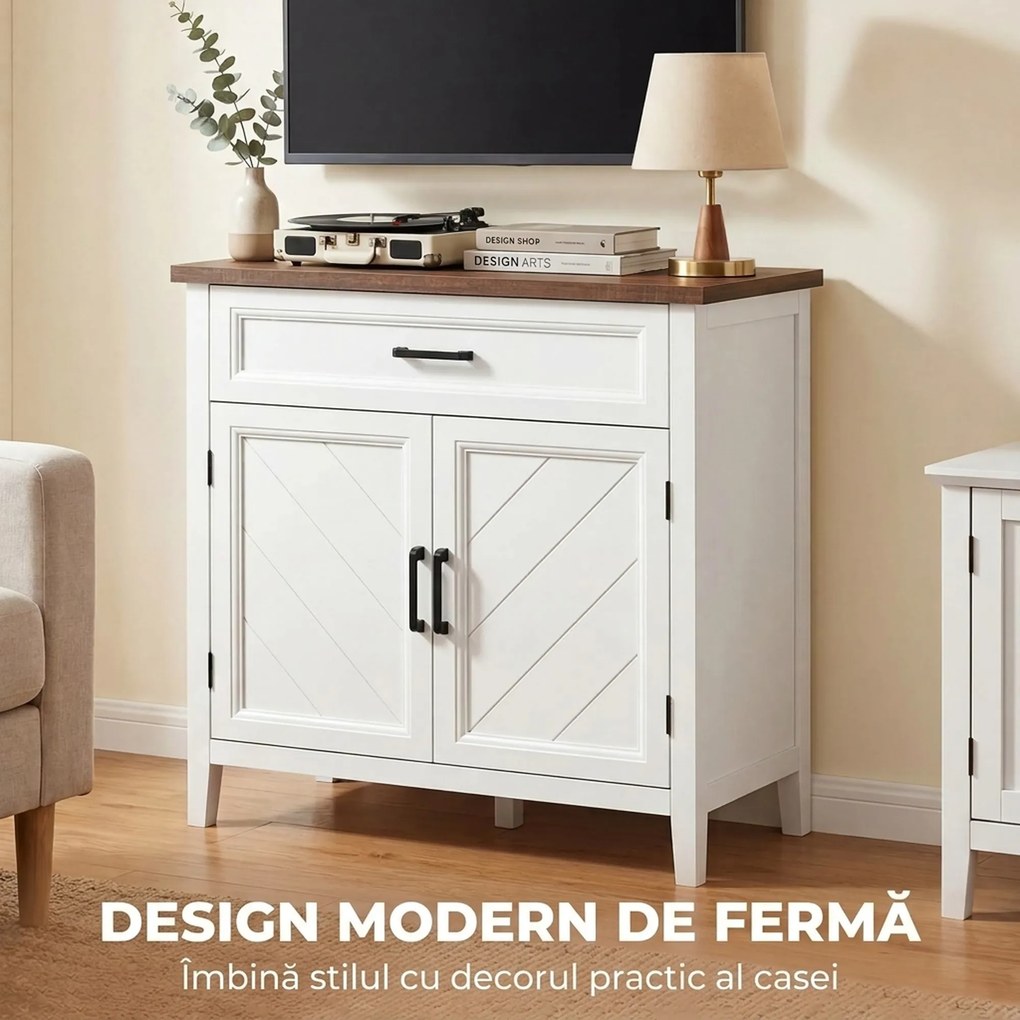 HOMCOM comodă mică dulap sertar compact | Aosom Romania