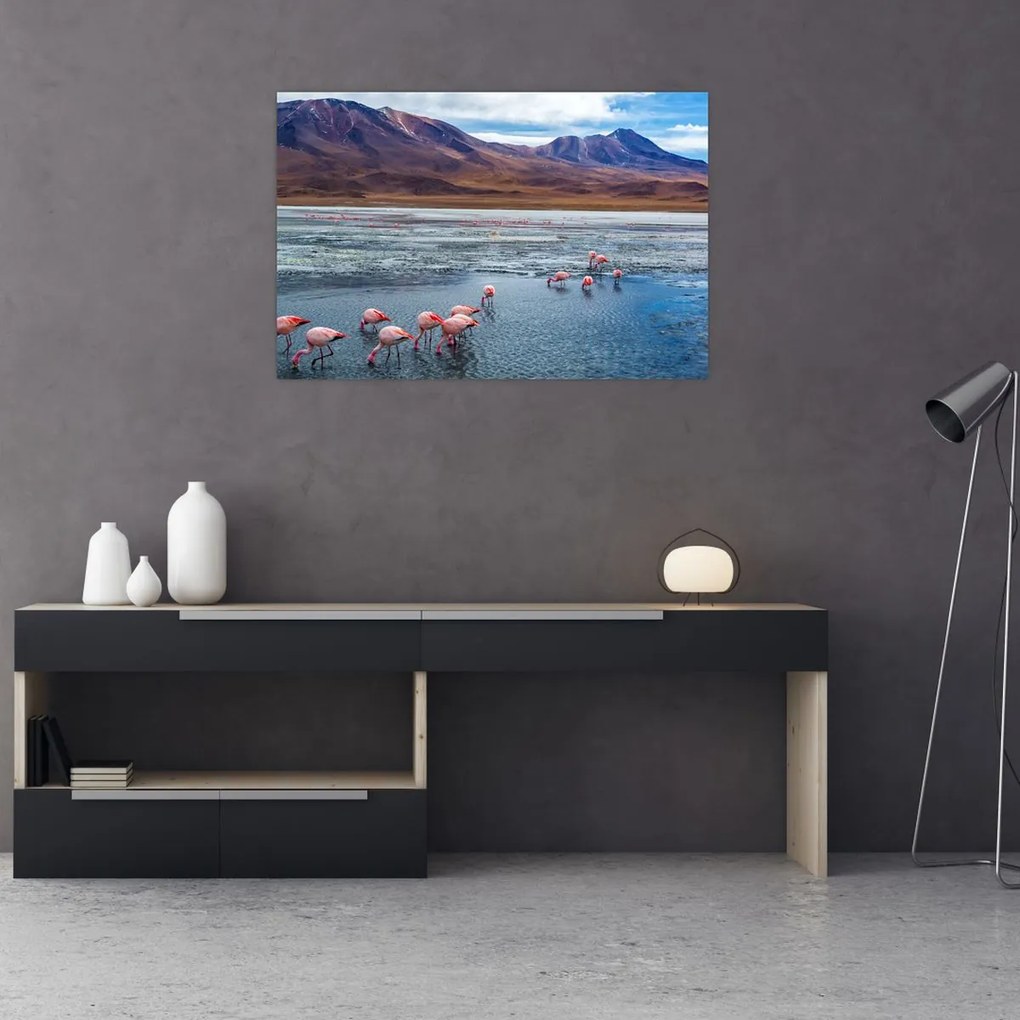 Tablou - Flamingo (90x60 cm)